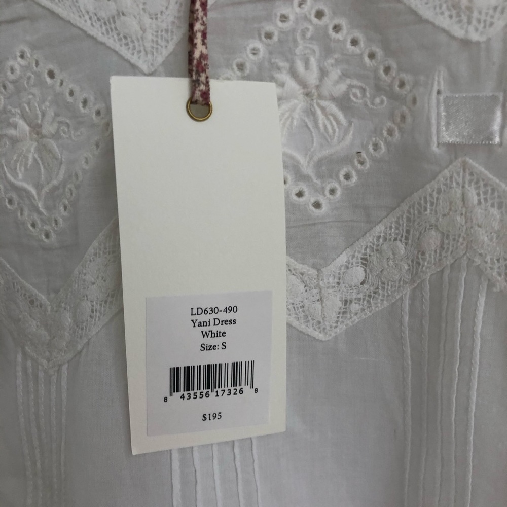 LoveShackFancy Yani cotton nightgown S NWT - Picture 5 of 8